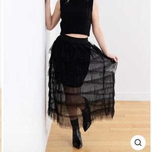 NWT Elan Tulle Skirt